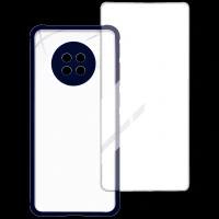 ARROW Hybrid Screen Protector & Polycarbonate Back Cover Combo for Xiaomi Mi 10i (Scratch Protection, Blue)