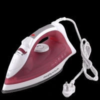 Morphy Richards Glide 1250 Watts 300ml Steam Iron (Vertical and Horizontal Ironing, Pink)