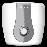 AO Smith Finesse 6 Litres 5 Star Vertical Storage Water Geyser with Glass Coated Incoloy Heating Element (White)
