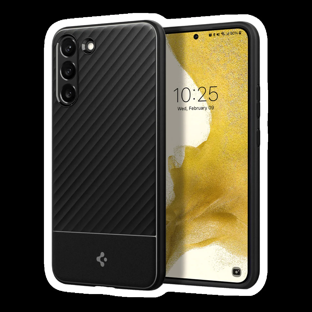 Spigen Core Armor TPU Back Cover for SAMSUNG Galaxy S22 5G (Mil-Grade Shock Absorbent Layer, Matte Black)