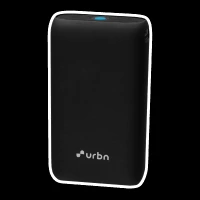 urbn Nano 10000 mAh 20W Fast Charging Power Bank (1 Type A & 1 Type C, 12 Layer Circuit Protection, Black)