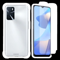 ESSE Screen Protector & TPU Back Cover Combo for OPPO A16 (Drop Protection, Clear)