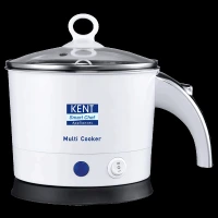 KENT 1.2 Litre Electric Multi Cooker with Auto Shut Off (White)