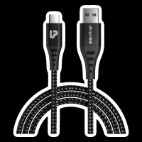 UltraProlink Zoom Type A to Type C 3.9 Feet (1.2M) Cable (Tangle Free Design, Black)