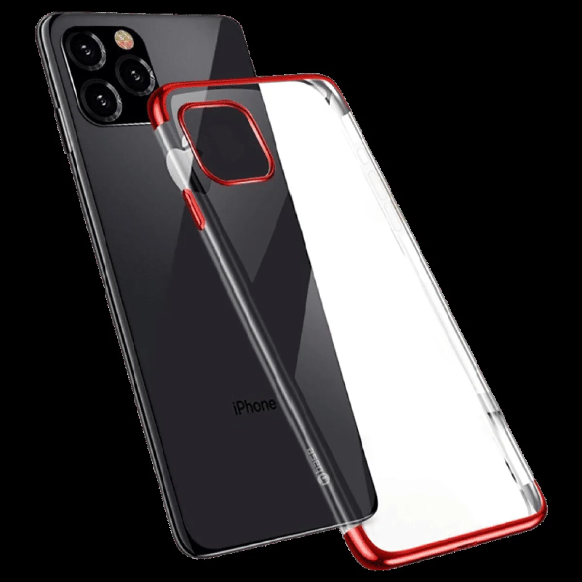 in base Luxury Case Hard Plastic Back Cover for Apple iPhone 11 Pro Max (Lightweight, Clear)