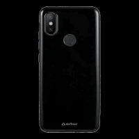 stuffcool Color Pop Soft Silicone Back Cover for Mi A2 (Camera Protection, Black)