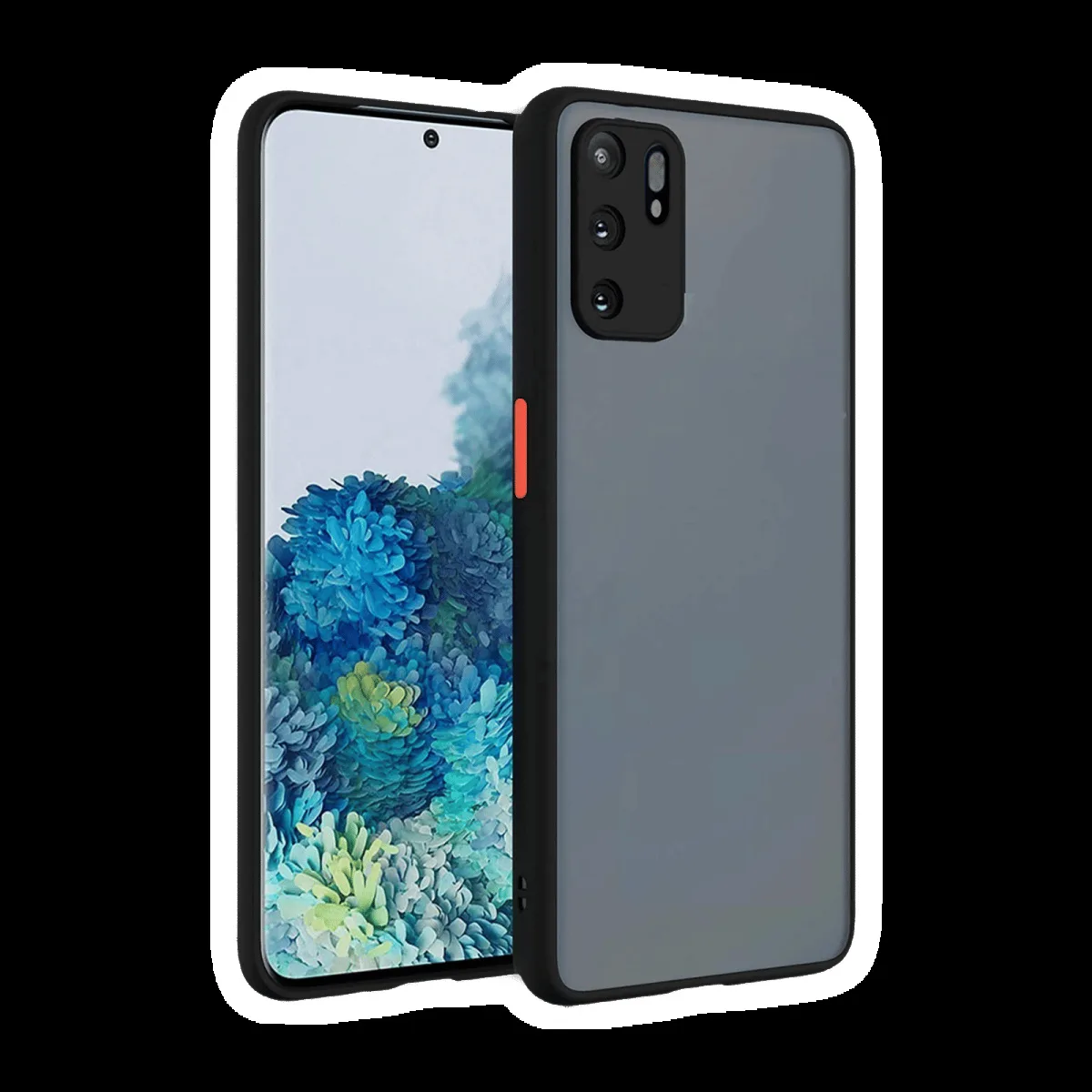 Arrow Duplex Acrylic & TPU Back Cover for OPPO Reno 6 (Scratch Resistant, Black)