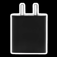 Mi 18W Type A 2-Port Fast Charger (Adapter Only, 380V Surge Protection, Black)