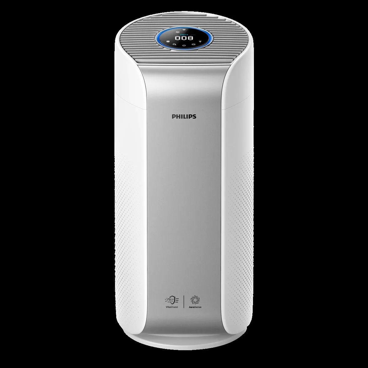 PHILIPS Series 3000i Vitashield IPS and AeraSense Technology Air Purifier (Multi Touch, AC3059/65, Light Silver and White)