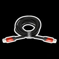 Quix Type C to Type C 4.95 Feet (1.5 M) Cable (Sync & Charge, Black)
