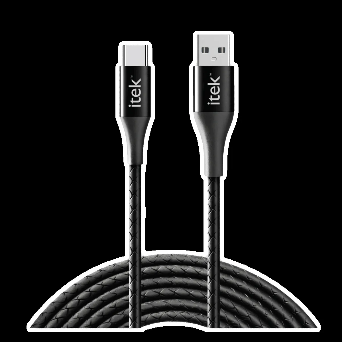 itek Type A to Type C 3.9 Feet (1.2M) Cable (480 Mbps Transfer Speed, Black)