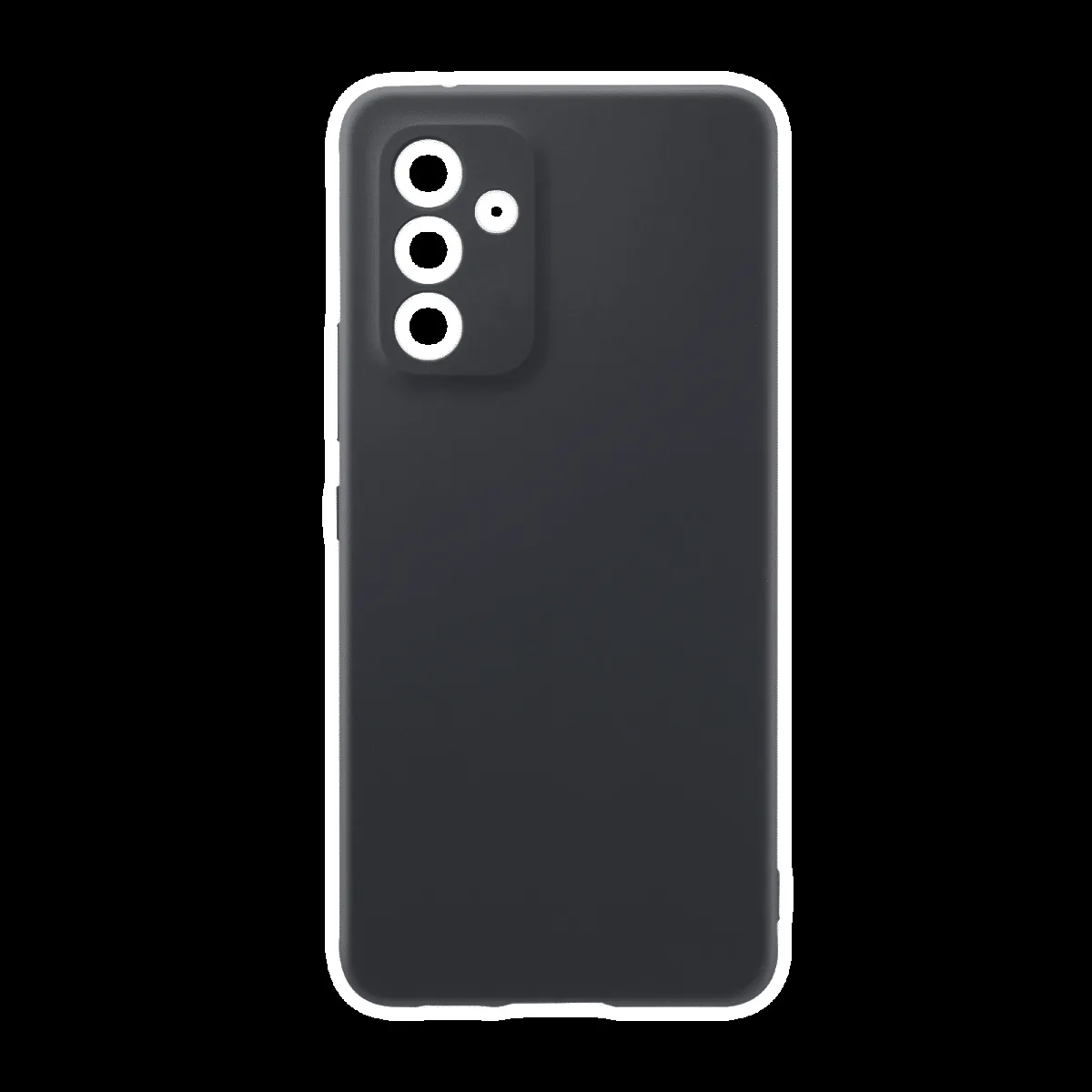 in base Silicon Back Case for SAMSUNG A54 (360 Degree Protection, Black)