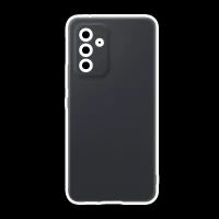 in base Silicon Back Case for SAMSUNG A54 (360 Degree Protection, Black)