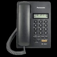 Panasonic Corded Phone (KX-TSC62, Black)