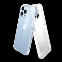 QUIX TPU Back Cover for Apple iPhone 14 Pro Max (Supports Wireless Charging, Clear)