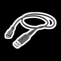 Hama Type A to Type C 3.3 Feet (1M) Cable (Optimised Internal Conductors, Black)