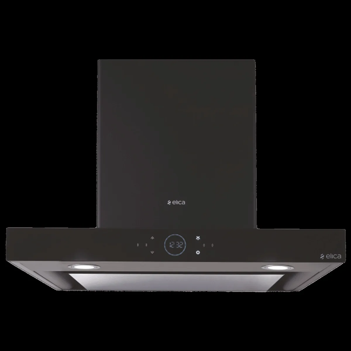 elica ISMART SPOT H6 EDS LTW 60 NERO 60cm Ducted Wall Mounted Chimney with Motion Sensor (Black)