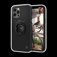 spigen Gearlock TPU & Polycarbonate Bike Mount Case for Apple iPhone 12, 12 Pro (Air Cushion Technology, Black)