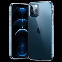 in base Ultra Slim TPU Back Cover for Apple iPhone 12 Pro Max (Ultra Thin Design, Clear)