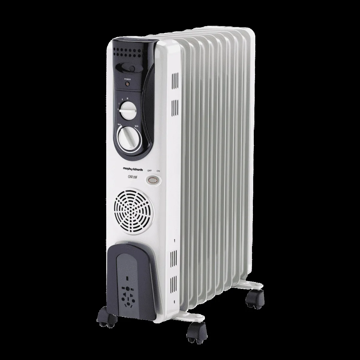 morphy richards 2400W Oil Filled Radiator Room Heater with 9 Fins (Adjustable Thermostat
