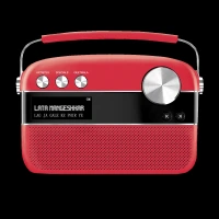 SAREGAMA Carvaan Premium Pop 6W Portable Speaker (Pre-loaded 5000 Evergreen Hindi Songs, 2.0Channel, SC230, Coral Pink)
