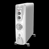 BLACK & DECKER BXRA0901IN 2500W Oil Filled Radiator Room Heater with 9 Fins (Adjustable Thermostat