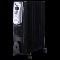 USHA 4211 F 2500W PTC Oil Filled Radiator Room Heater with IP23 Protection (Adjustable Thermostat
