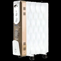 USHA 3609 FS 2000W PTC Oil Filled Radiator Room Heater with Rust Protection (Adjustable Thermostat