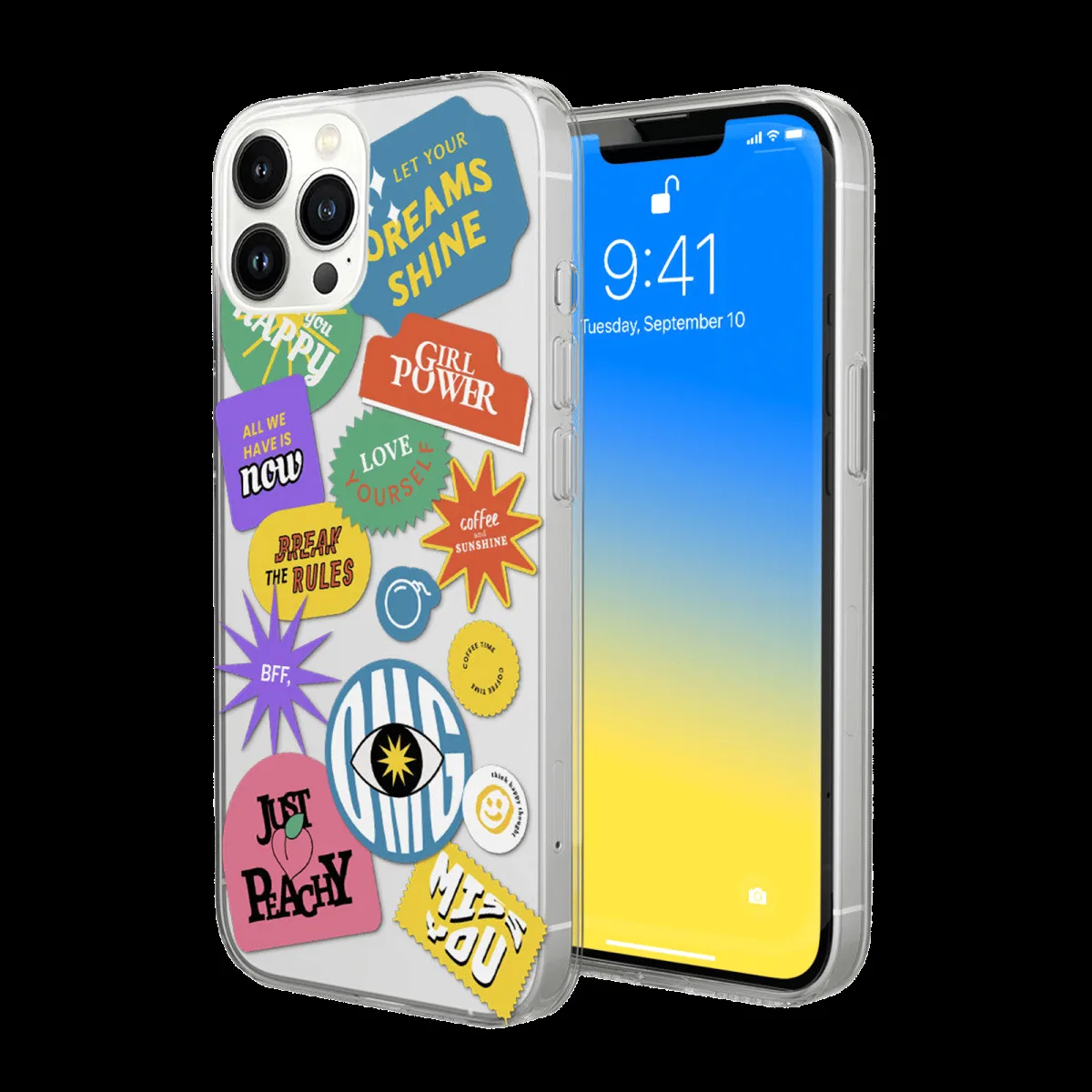 Macmerise SK Sassy Girl Silicone Back Cover for Apple iPhone 14 Pro (Supports Wireless Charging, Multi Color)
