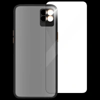 Arrow Duplex Screen Protector & Polycarbonate Back Cover Combo for realme 8 (Anti Scratch Design, Black)