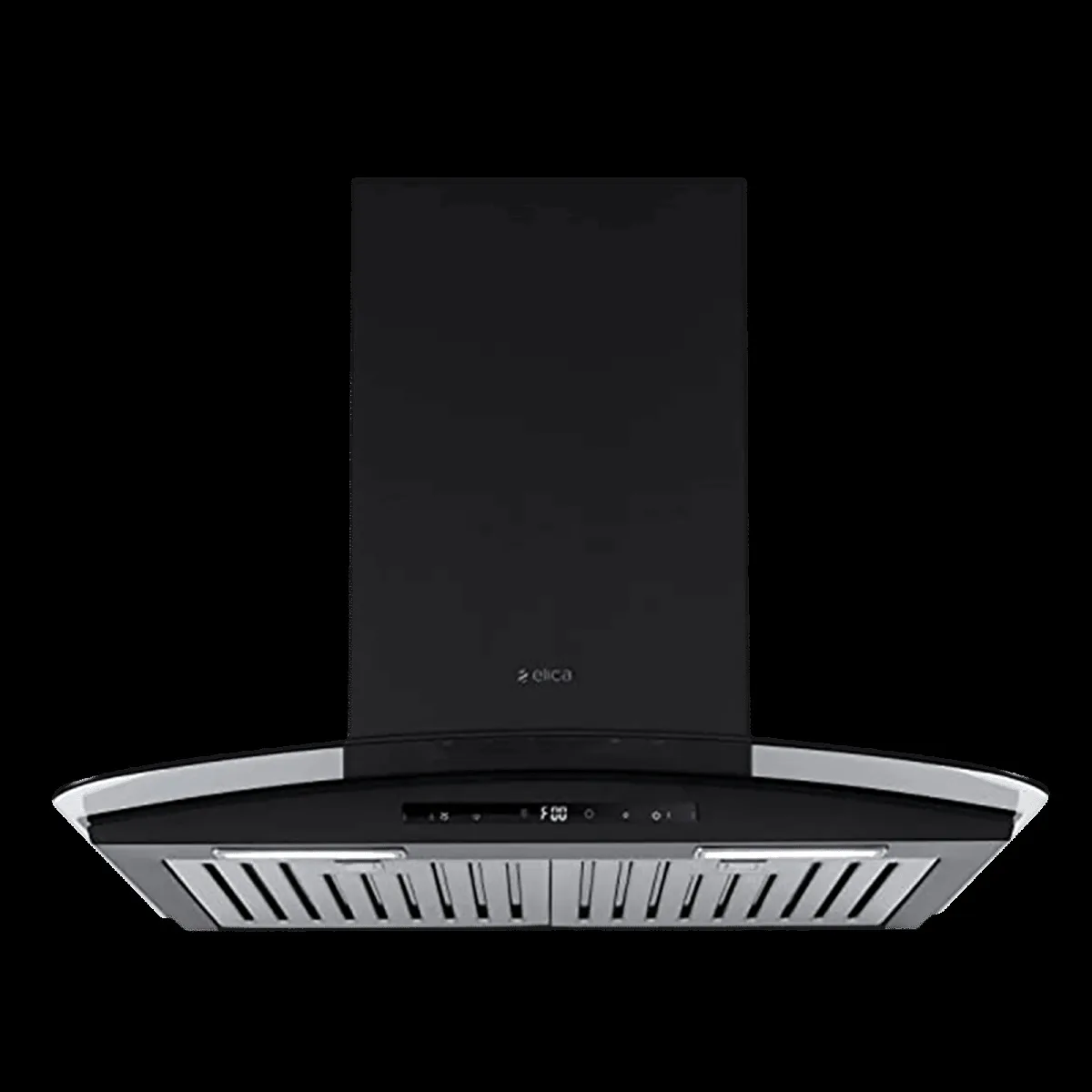 elica ISMART GLACE TRIM BF LTW 60 NERO 60cm Ducted Wall Mounted Chimney with Motion Sensor (Black)