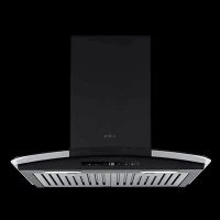 elica ISMART GLACE TRIM BF LTW 60 NERO 60cm Ducted Wall Mounted Chimney with Motion Sensor (Black)