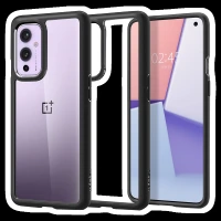 Spigen Ultra Hybrid Hard Polycarbonate & TPU Back Cover for OnePlus 9 5G (Air Cushion Technology, Matte Black)