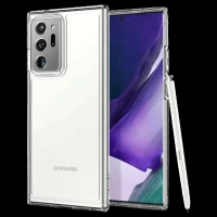 spigen Crystal Hybrid TPU & Polycarbonate Back Cover for SAMSUNG Galaxy Note 20 Ultra, Note 20 Ultra 5G (Mil Grade Certified, Clear)