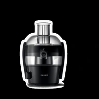 PHILIPS Viva Collection 500 Watt 1 Jar Centrifugal Juicer (QuickClean Technology, Ink Black)