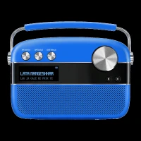 SAREGAMA Carvaan Premium Hindi 10W Portable Bluetooth Speaker (5 Hours Playtime, 2.0 Channel, Cobalt Blue)
