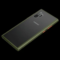 in base Duplex Soft TPU & Polycarbonate Back Cover for SAMSUNG Note 10 Lite (Military Grade Drop Protection, Black)