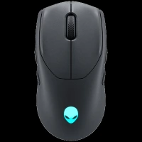 DELL Alienware Rechargeable Wireless Optical Gaming Mouse with Programmable Buttons (26000 dpi, Slimmed Down Design, Dark Side of Moon)