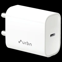 urbn 25W Type C Fast Charger (Adapter Only, Short Circuit Control, White)