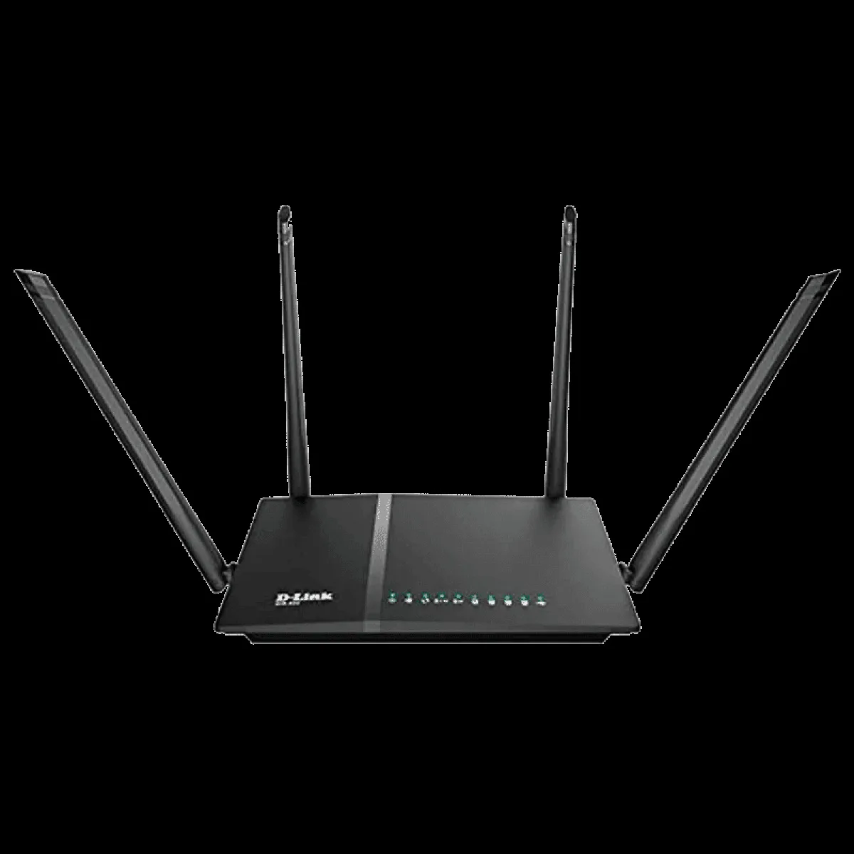 D-Link AC1200 Dual Band Wi-Fi 5 Router (4 Antennas, 4 LAN Ports, MU-MIMO, Black)