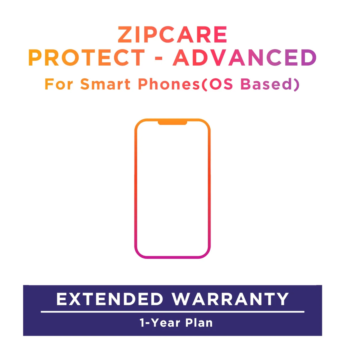 ZipCare Protect - Advanced 1 Year for Smart Phones (Rs. 25000 - Rs. 30000)