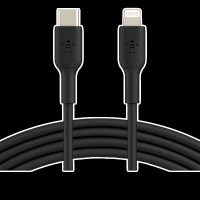 belkin BoostCharge Type C to Lightning Connector 3.3 Feet (1 M) Cable (Withstand 8000+ Bends, Black)