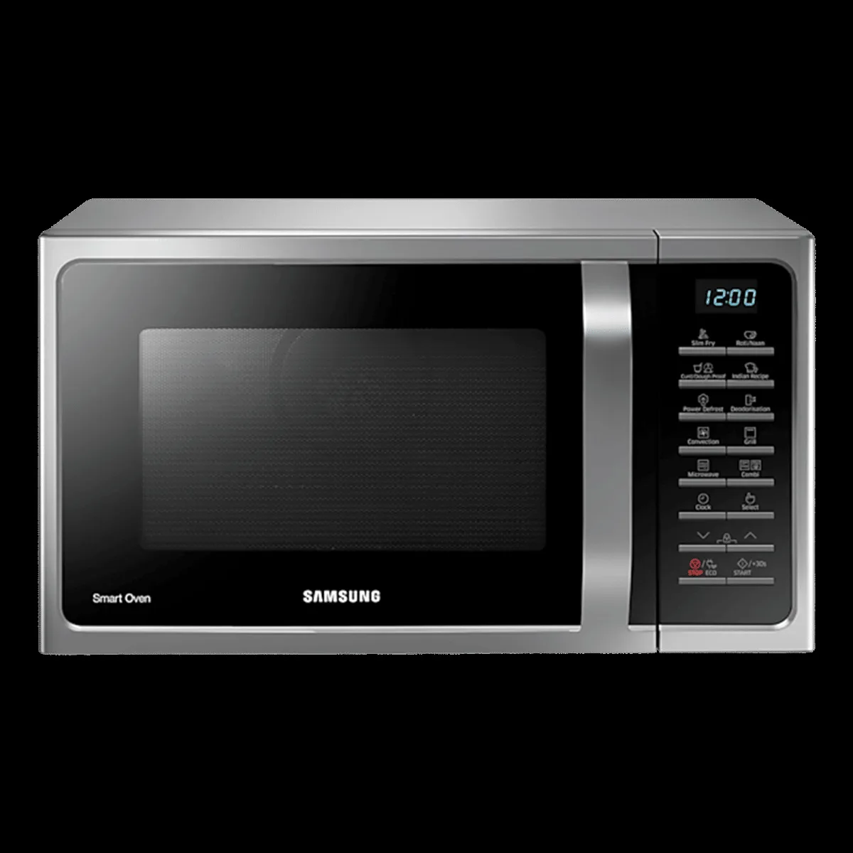 SAMSUNG 28L Convection Microwave Oven with Slim Fry Technology (MC28A5025VS/TL, Black)