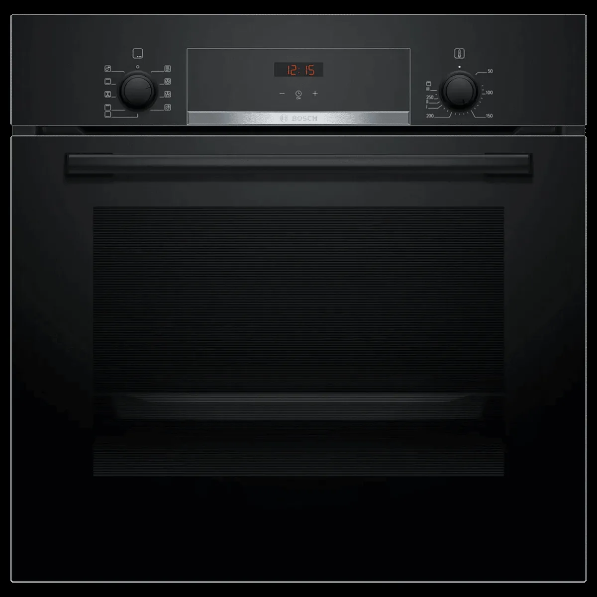 BOSCH Series 4 66L Built-in Oven with 6 Heating Modes (Black)