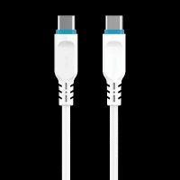stuffcool Tug Type C to Type C 3.93 Feet (1.2M) Cable (Sync & Charge, White)