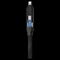 urbn UPC464 Type A to Lightning, Type C, Type C to Lightning, Type C 4 Feet (1.2M) 4-in-1 Cable (Quick Charge Technology, Camo)