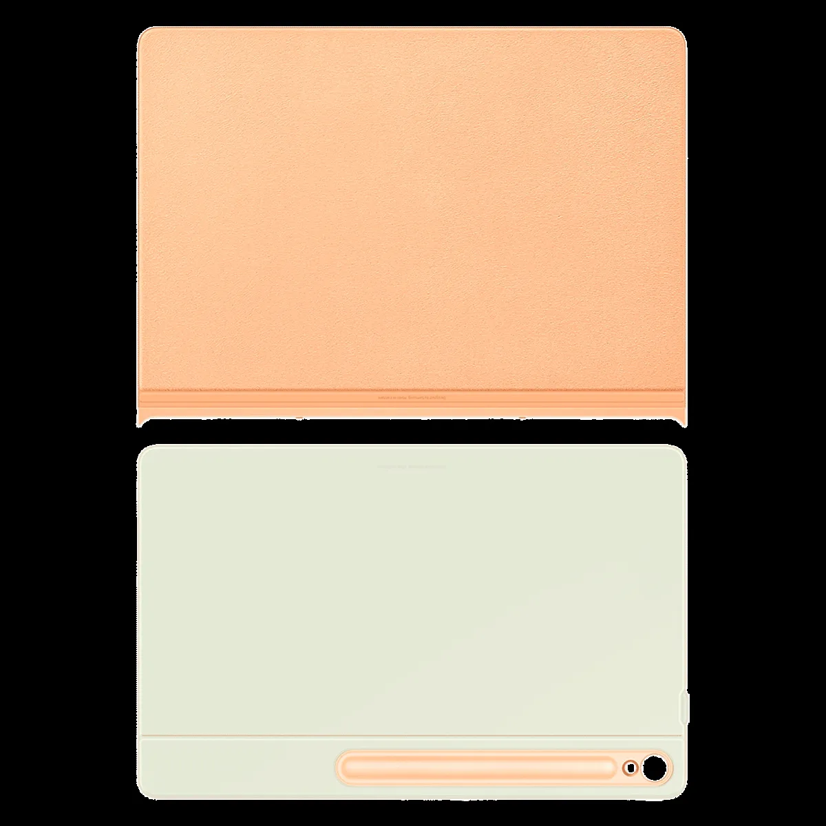 SAMSUNG EF-BX620POEG Polyurethane Flip Cover for Galaxy Tab S10 FE Plus (Magnetically Attachable, Orange)