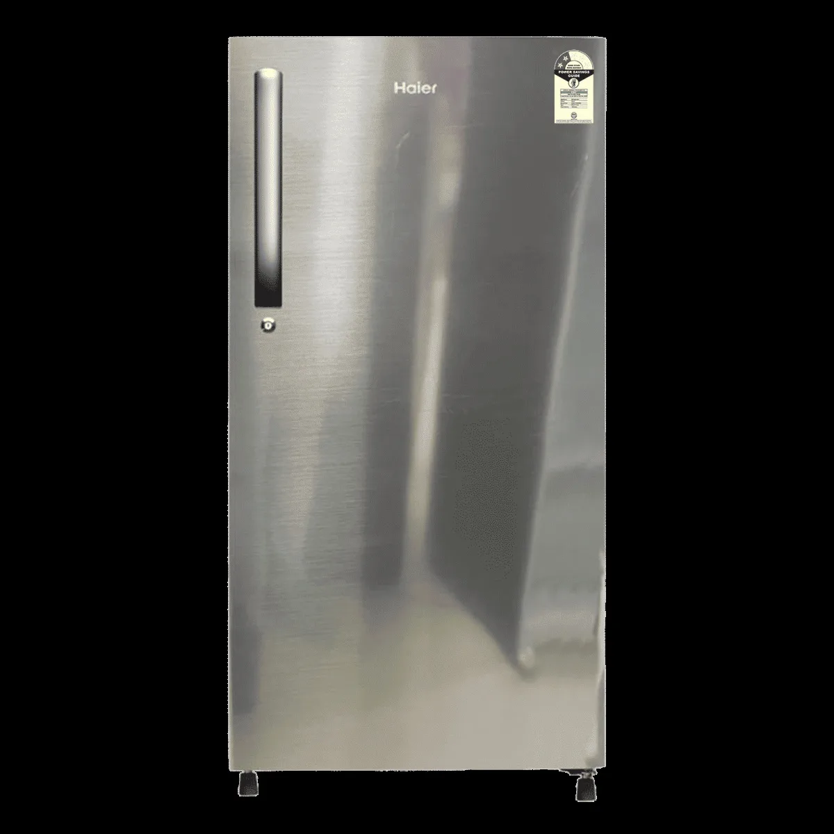 Haier 190 Litres 2 Star Direct Cool Single Door Refrigerator with Diamond Edge Freezing Technology (HRD-2102BNS-P, Nickel Steel)
