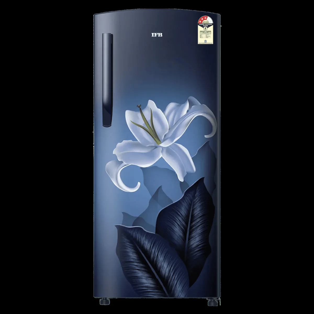 IFB Metal - Cool 197 Litres 3 Star Direct Cool Single Door Refrigerator with Anti Bacterial Gasket (IFBDC-2233FBB, Blue Flower)