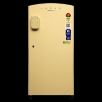 LLOYD 195 Litres 5 Star Direct Cool Single Door Refrigerator with Rapid Freeze Technology (GLDF215SPYT4LC, Pastel Yellow)